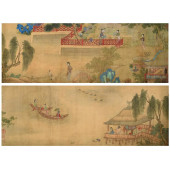 CHINESE SILK PAINTING QIU YING