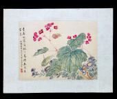CHINESE SILK PAINTING ,(WANG J