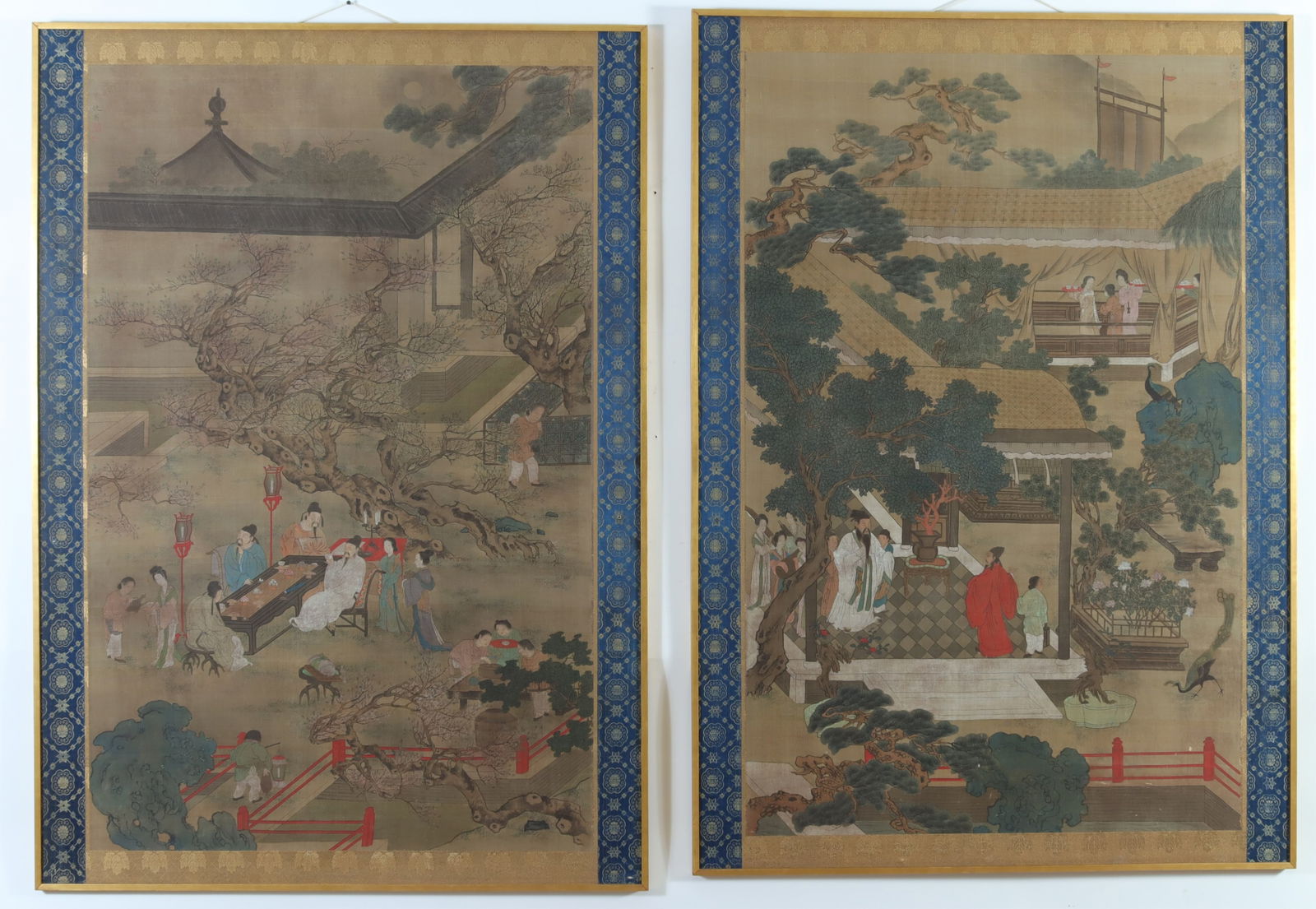 CHINESE SILK PAINTINGS2 Chinese