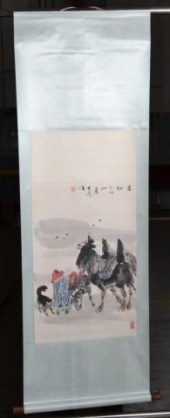 Chinese Silk Scroll Painting s