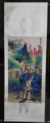 Chinese Silk Scroll Painting s