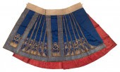 CHINESE SILK SKIRT 19TH CENTUR
