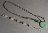 CHINESE SILVER AND GREEN HARDS