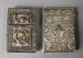 CHINESE SILVER CALLING CARD CA
