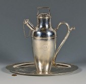 CHINESE SILVER COCKTAIL SHAKER
