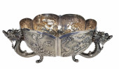 CHINESE SILVER EXPORT DRAGON B