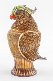 CHINESE SILVER FILIGREE ENAMEL