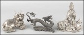 CHINESE SILVERED BRONZE QIAN Y