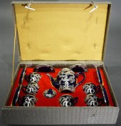 CHINESE SILVERED-METAL MOUNTED