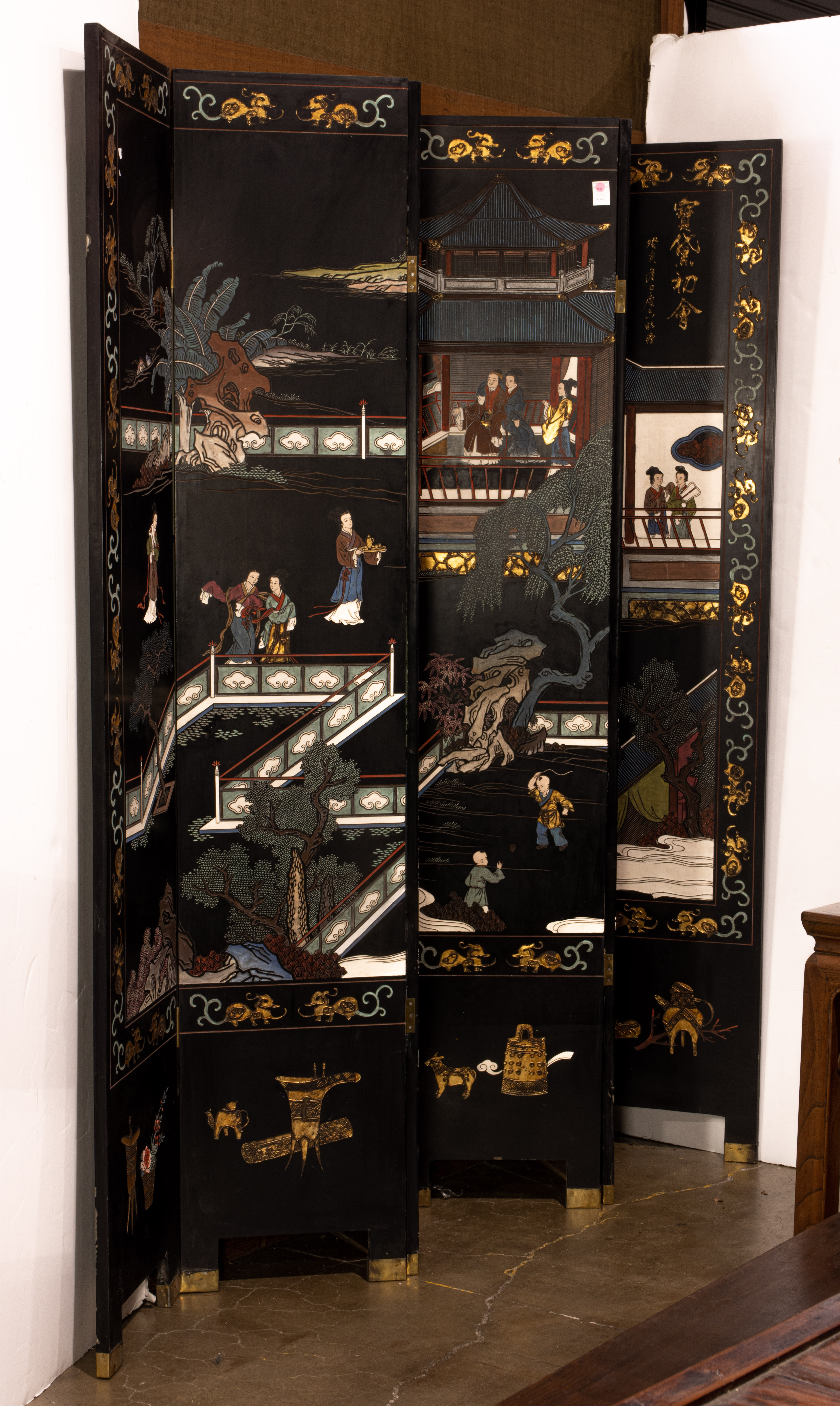CHINESE SIX-PANEL COROMANDEL