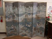 CHINESE SIX PANEL FOLDING FLOO