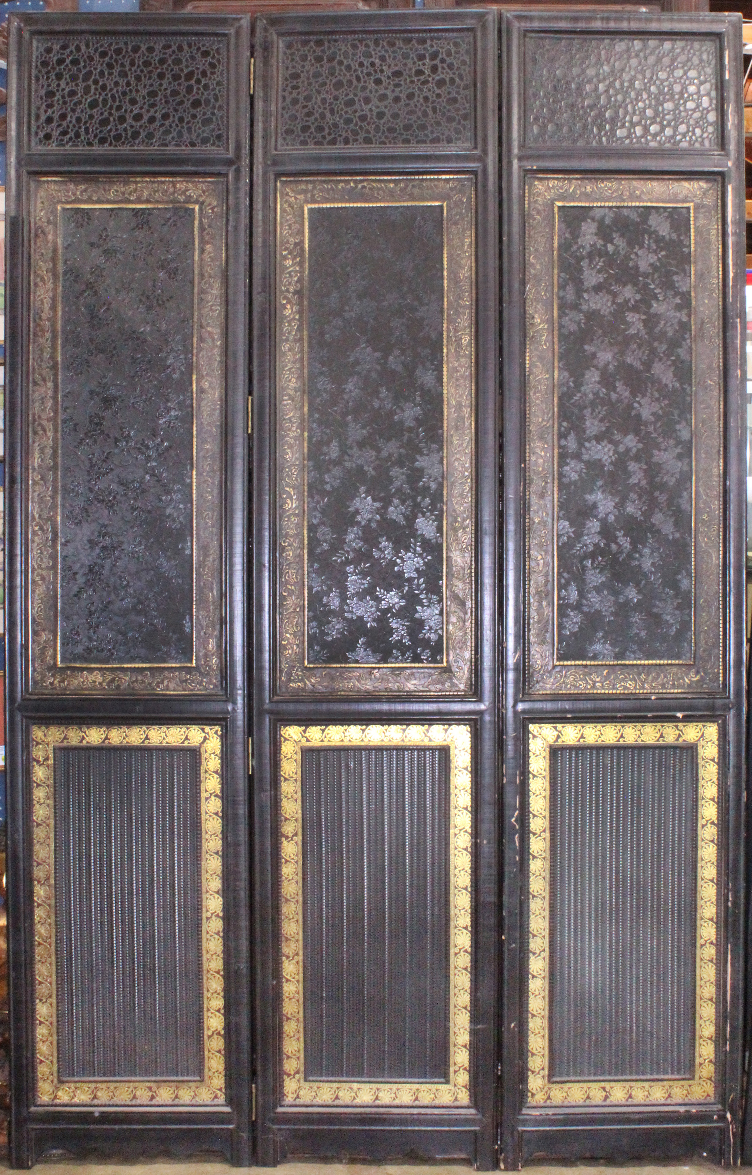 CHINESE SIX PANEL FOLDING SCREEN