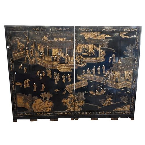 CHINESE SIX PANEL SCREENChinese Six
