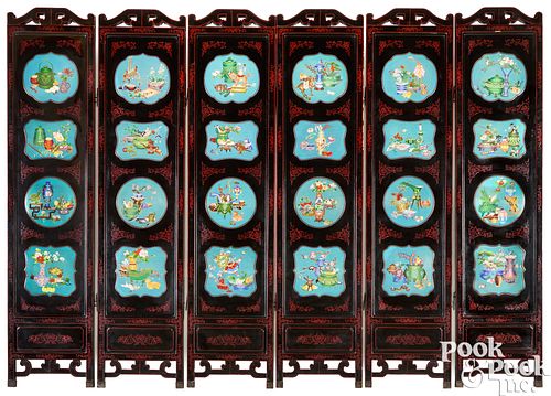 CHINESE SIX-PART FOLDING