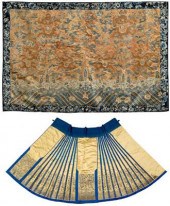 Chinese skirt, robe fragment: