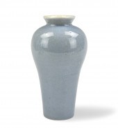 CHINESE SKY BLUE GLAZED MEIPIN