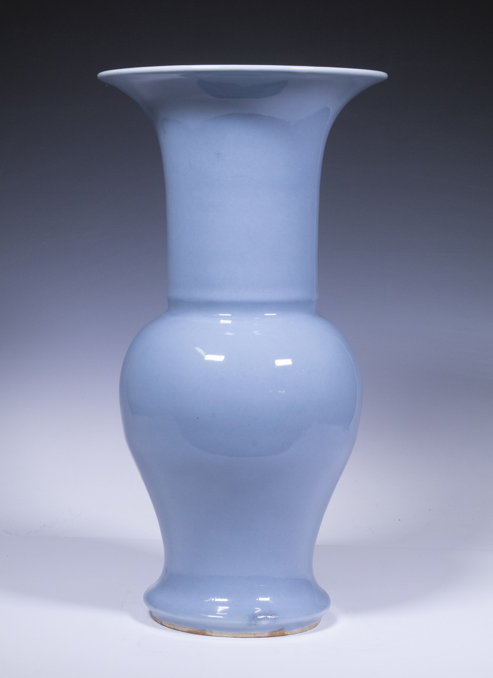 CHINESE SKY BLUE GLAZED YEN-YEN