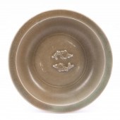 CHINESE SMALL CELADON SHALLOW
