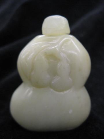 Chinese Snuff Bottle carved jade