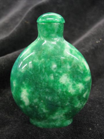 Chinese Snuff Bottle carved jade
