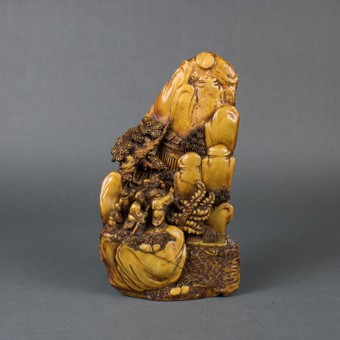 CHINESE SOAPSTONE BOULDER FORM