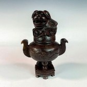 CHINESE SOAPSTONE CARVED CENSE