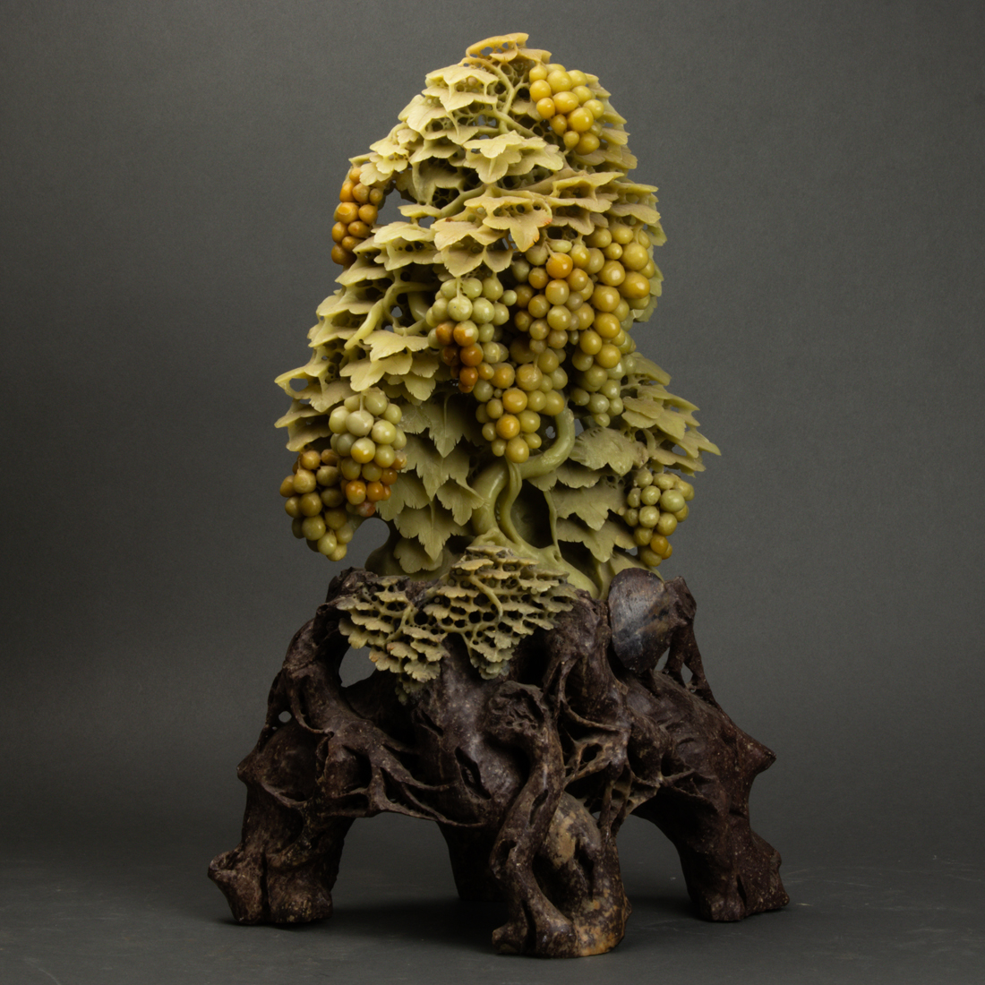 CHINESE SOAPSTONE CARVING OF A