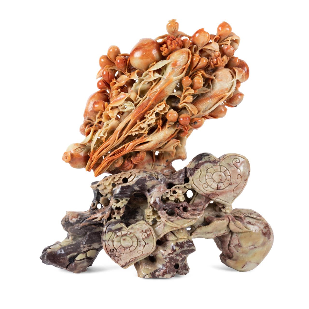 CHINESE SOAPSTONE CARVING OF