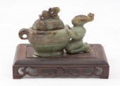 CHINESE SOAPSTONE CARVING OF F