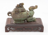 CHINESE SOAPSTONE CARVING OF F