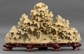 CHINESE SOAPSTONE CARVING OF S