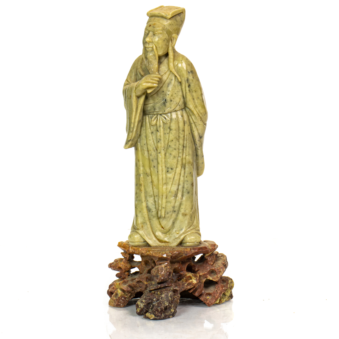 CHINESE SOAPSTONE FIGURE OF A