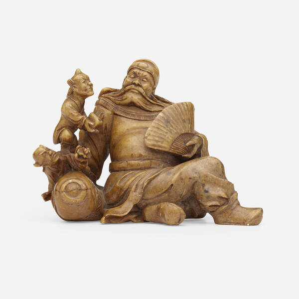 Chinese. soapstone Zhongkui