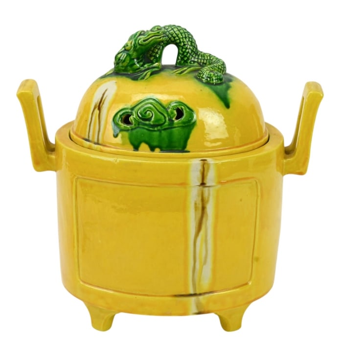 CHINESE SPINACH & EGG YOLK CENSOR W