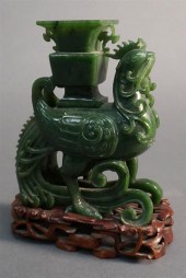 CHINESE SPINACH GREEN JADE ARC