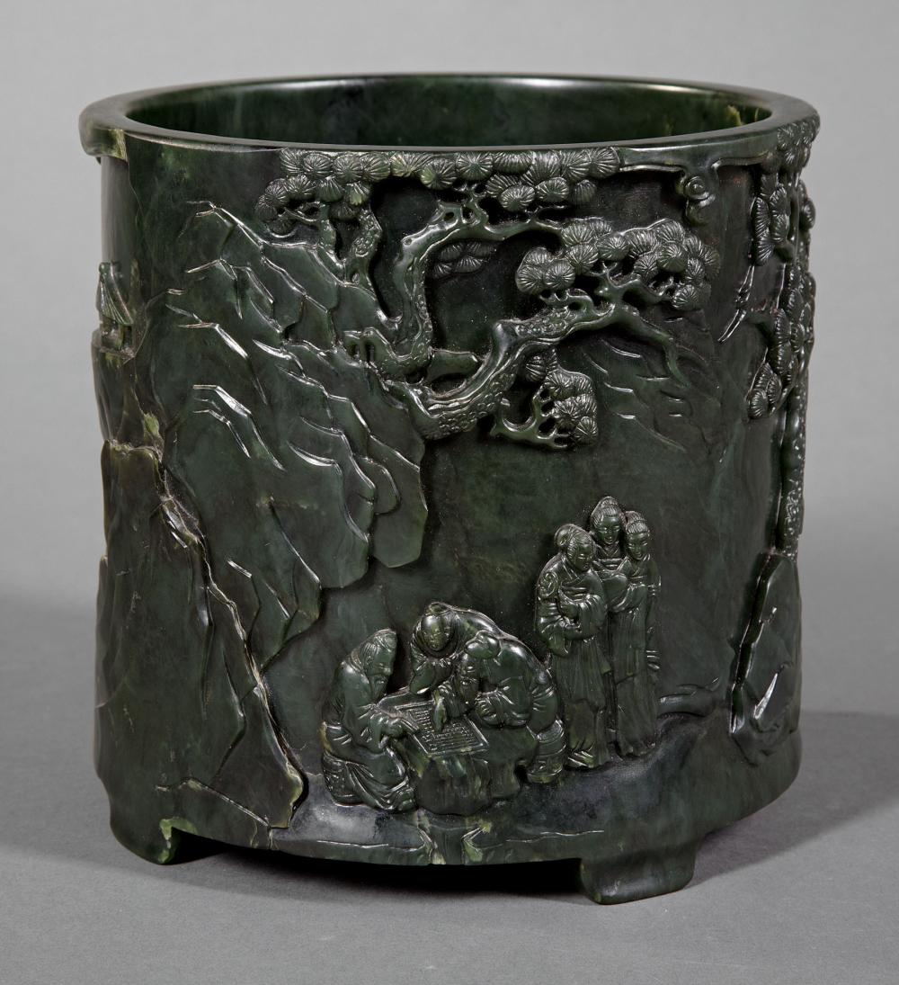 CHINESE SPINACH GREEN JADE BRUSH
