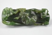 CHINESE SPINACH-GREEN JADE PEN