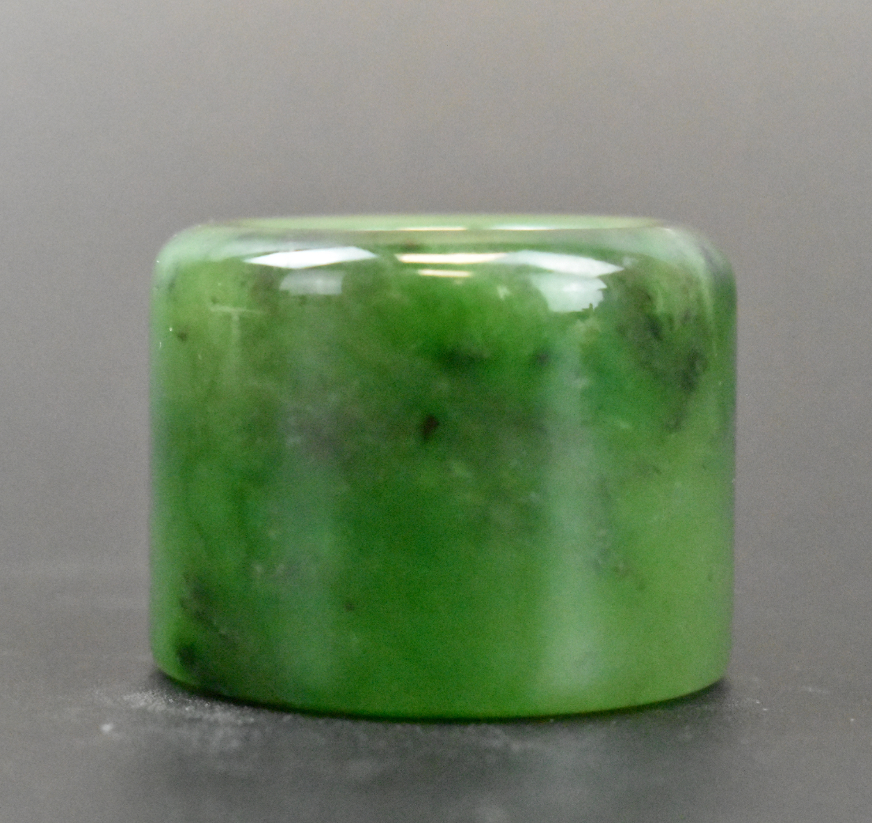 CHINESE SPINACH JADE CARVED