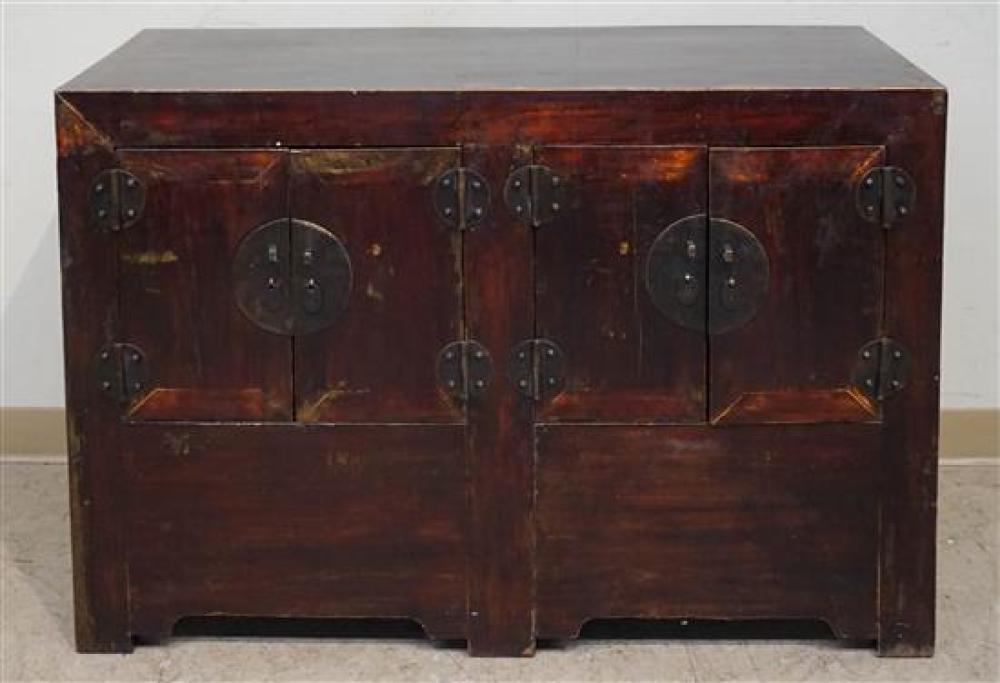 CHINESE STAINED ELMWOOD SIDE