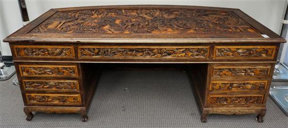 CHINESE STAINED HARDWOOD