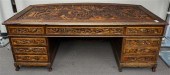 CHINESE STAINED HARDWOOD TWO-P
