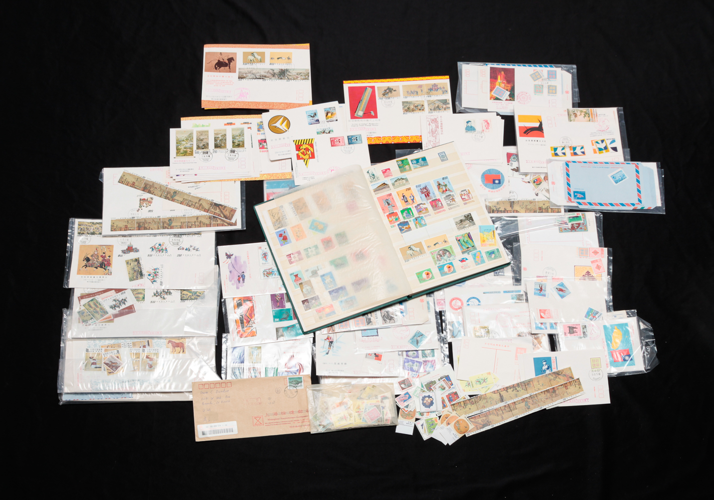 CHINESE STAMP COLLECTION. Twentieth