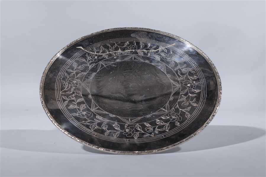 Chinese sterling silver round
