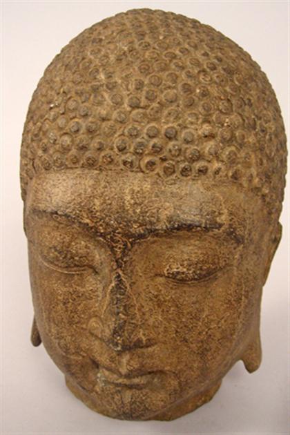 Chinese stone carved head of