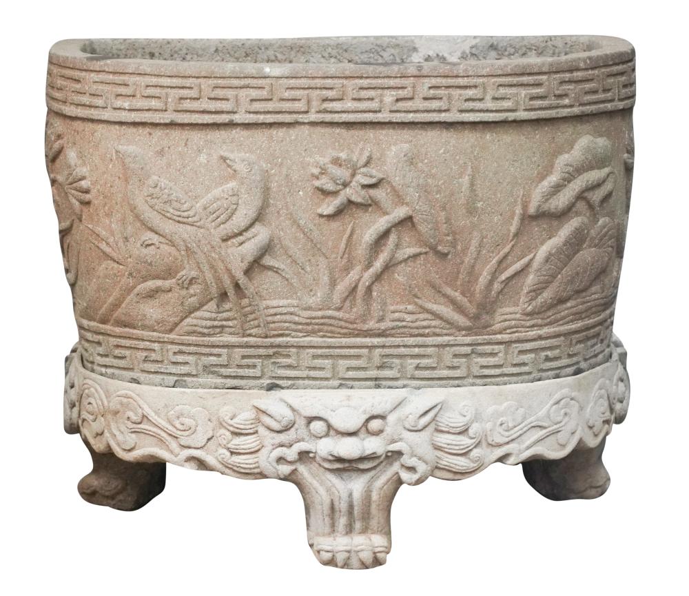 CHINESE STONE JARDINIEREChinese