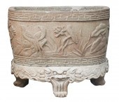 CHINESE STONE JARDINIEREChines