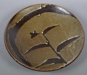 CHINESE STONEWARE SIGNED BOWLB