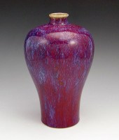 CHINESE STREAKED FLAMBE WARE M