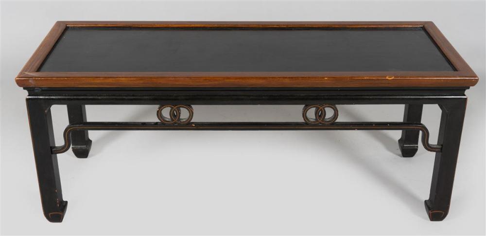 CHINESE STYLE BLACK LACQUER AND