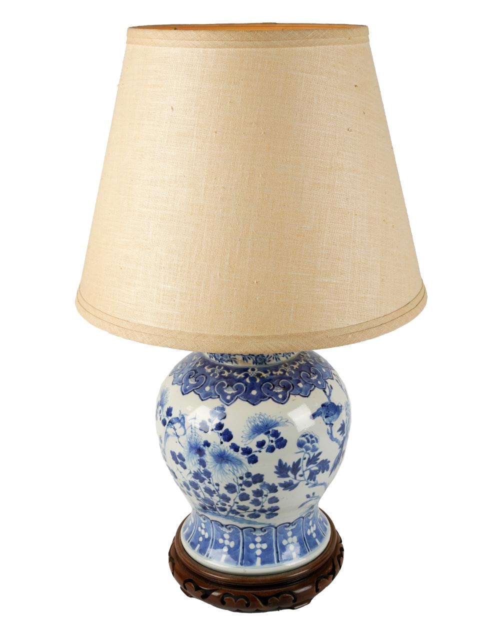 CHINESE-STYLE BLUE AND WHITE